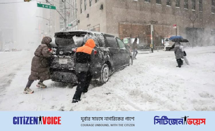 যুক্তরাষ্ট্রে তুষারঝড়ে নিহত ৩৮, চরম শৈত্যপ্রবাহ অব্যাহত