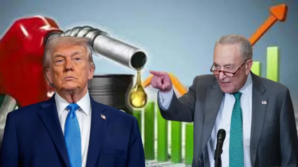 যুক্তরাষ্ট্রে জ্বালানি তেলের দাম ৭৫ শতাংশ বৃদ্ধির জন্য ট্রাম্পকে দায়ী করলেন শুমার