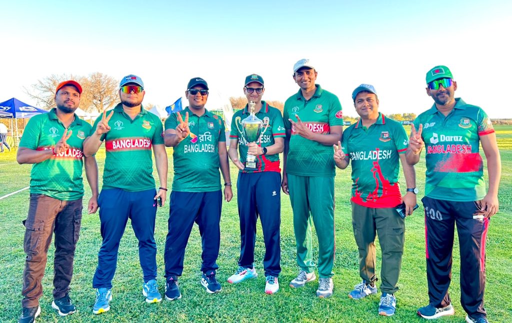 কমনওয়েলথ ক্রিকেট টুর্নামেন্টে বাংলাদেশ দূতাবাসের জয়োল্লাস, চতুর্তবারের চ্যাম্পিয়ন